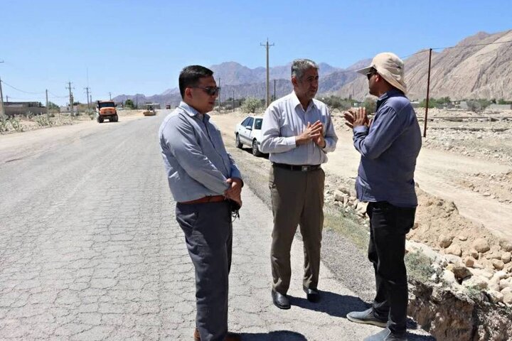 فرماندار دشتی: اجرای پروژه راه خورموج_ لاور شتاب گرفت