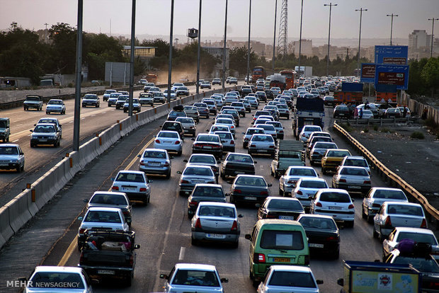 ترافیک سنگین در محور قزوین – کرج