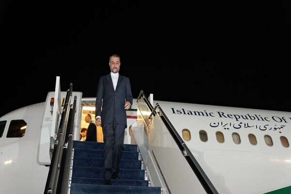 امیرعبداللهیان فرودگاه دبی را به مقصد تهران ترک کرد