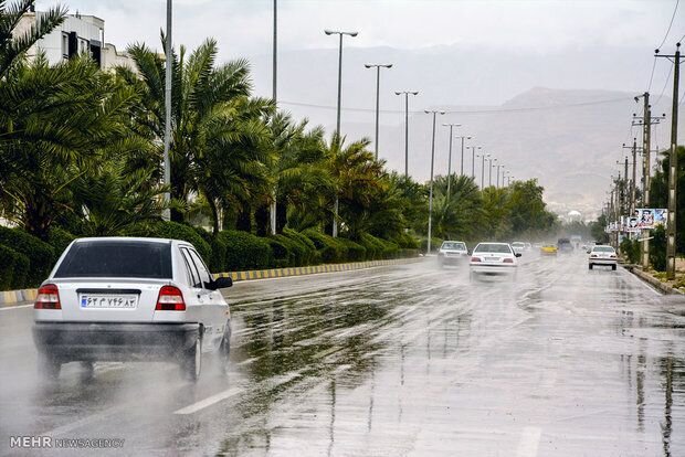 بارش باران در برخی مناطق کشور طی روز جاری