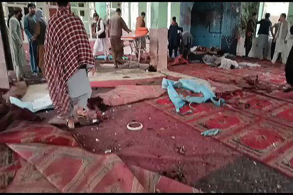 انفجار در مسجد امام زمان(عج) در شهر پلخمری افغانستان فیلم