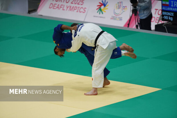 المپیک ۲۰۲۵ ناشنوایان - توکیو الله کریمی در جودو به مدال برنز دست یافت/ دومین مدال برای عاشقان ایران