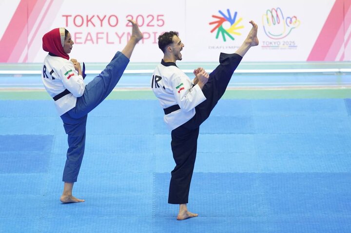 بازیهای المپیک ۲۰۲۵ ناشنوایان-توکیو مدال برنز پومسه میکس نیز برای تیم ایران قطعی شد