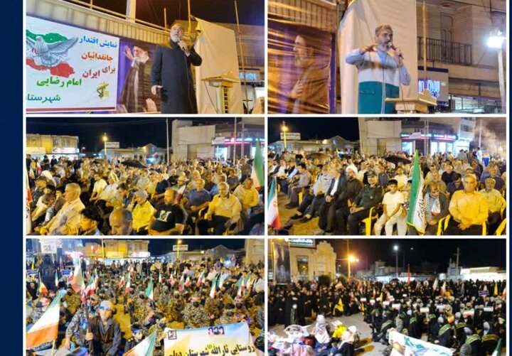 شصتمین گردهمایی «دفاع ملی و حماسه اقتدار» در دیلم برگزار شد